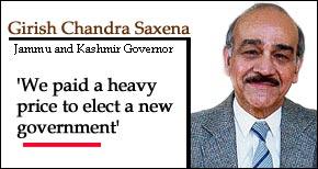 Jammu & Kashmir Governor Girish Chandra Saxena