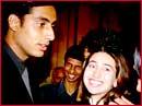 Karisma Kapoor and Abhishek Bachchan