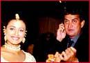 Namrata Shirodkar and Mahesh Manjrekar