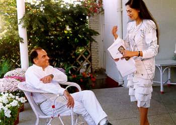 Simi Garewal and Rajiv Gandhi