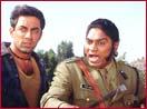 Faisal Khan and Johny Lever in Mela