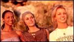 Britney Spears with her friends in Crossroads