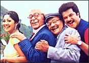 A still from Badhaai Ho Badhaai