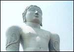 The statue of Bahubali at Sravanabelgola