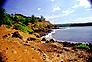 Bridle path along the sea to Purnagad fort